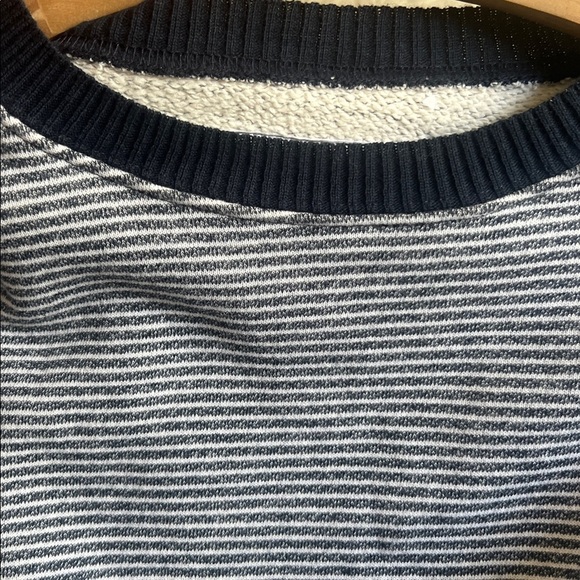Frank & Eileen stripped navy and white sweatshirt size XS triple fleece - Picture 6 of 6